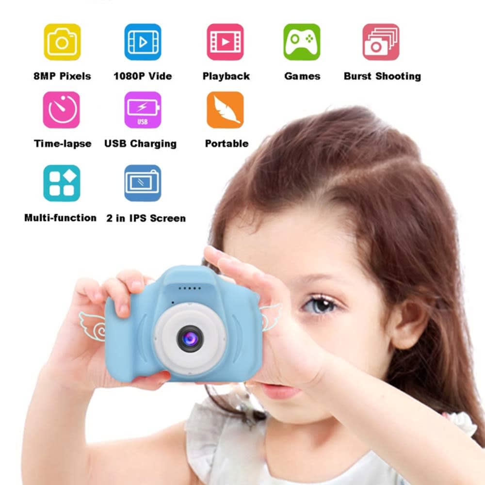 HD Kids Selfie Camera with 32GB SD Card - Perfect Children's Christmas & Birthday Gift